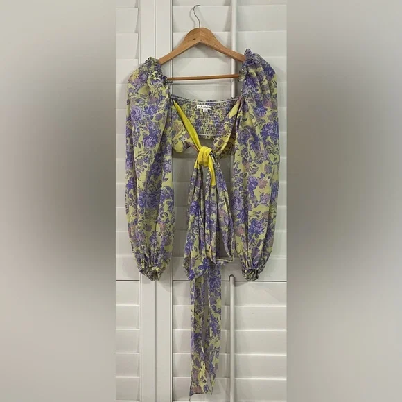 For Love and Lemons TopMaui Wrap Top - Picture 4 of 9